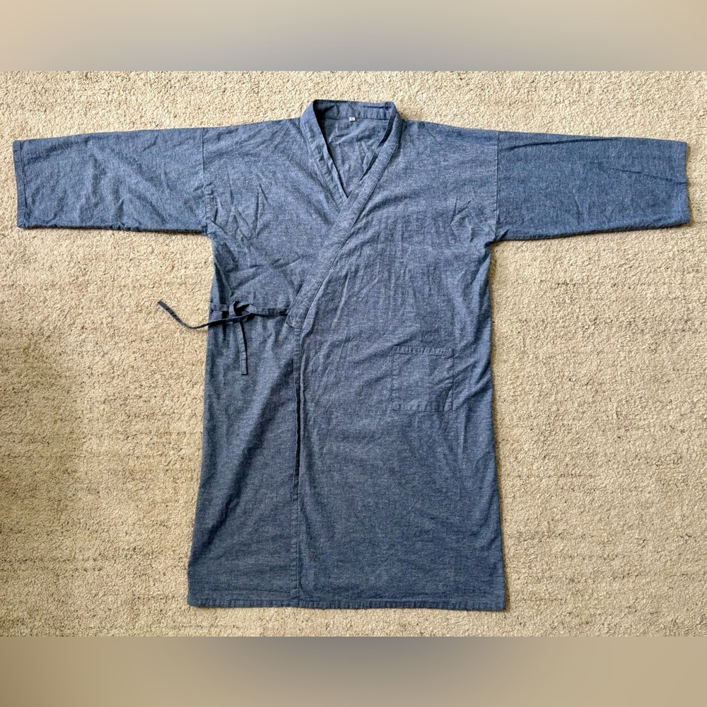 Japanese Style Cotton Bathrobe